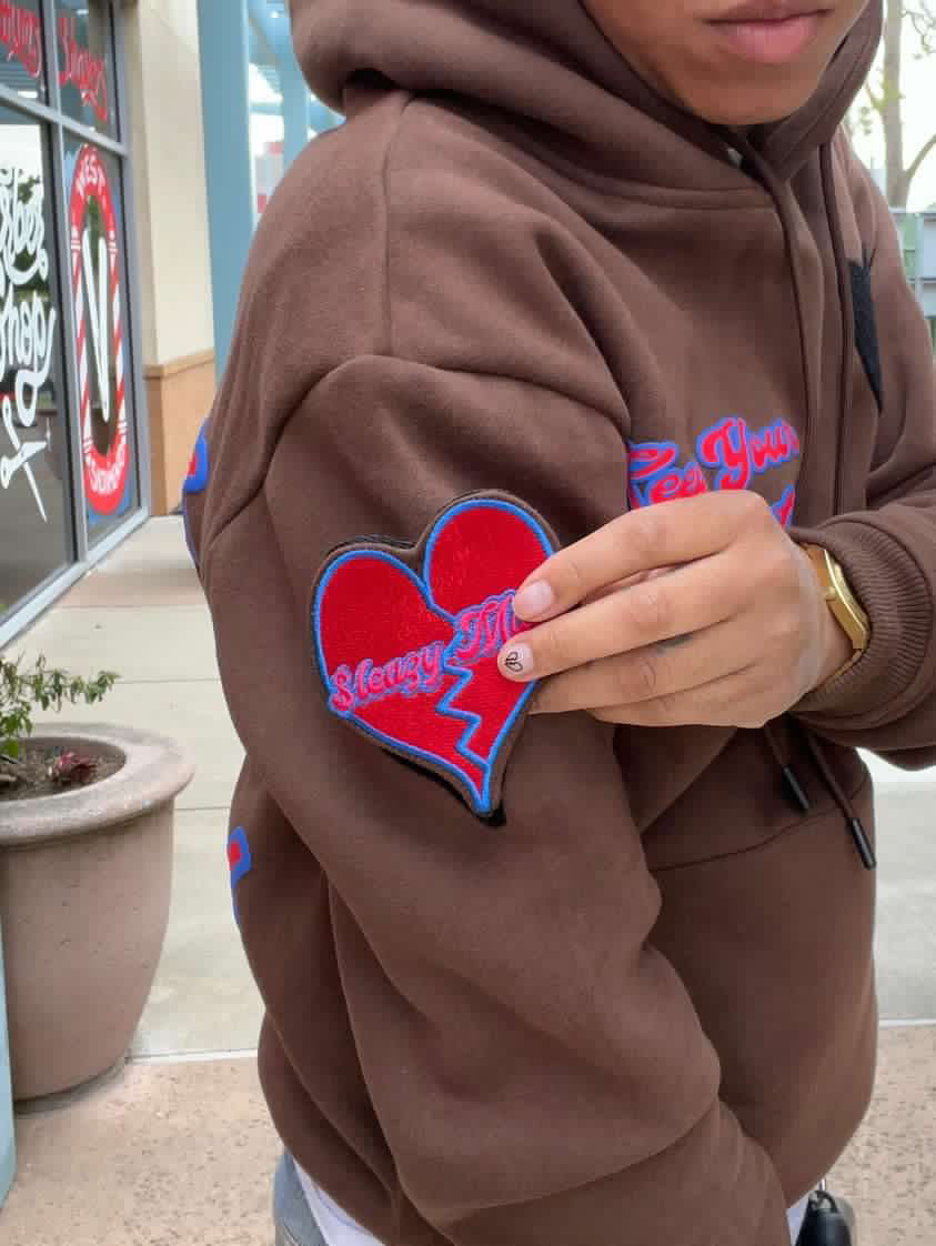 LOVE WILL GET YOU K*LLED VELCRO PATCH HOODIE