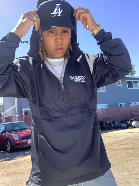 $LEAZY MULA X CHAMPION EMBROIDERED PULL OVER